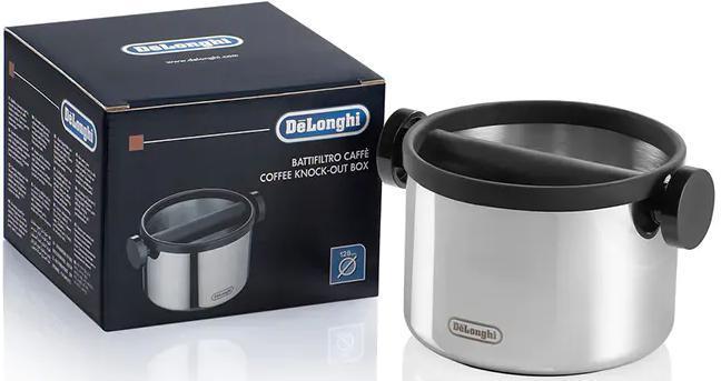 DeLonghi - Knock Box Stainless Steel Large - DLSC062