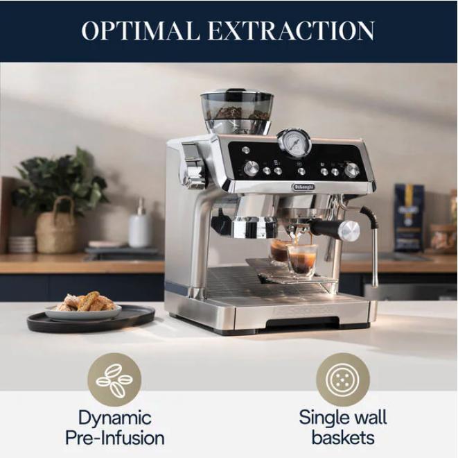 DeLonghi - La Specialista Prestigio Espresso Machine with Smart Tamping Station & Dual Heating System - EC9355M