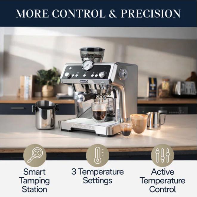 DeLonghi - La Specialista Prestigio Espresso Machine with Smart Tamping Station & Dual Heating System - EC9355M