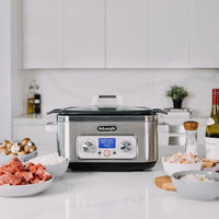 DeLonghi - Livenza 6 QT All-in-One Programmable Multi-Cooker - CKM1641D