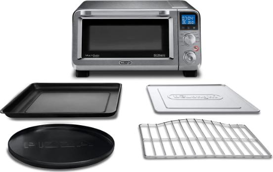 DeLonghi - Livenza Digital Compact Convection Oven 0.5 Cu. Ft. - EO141150M