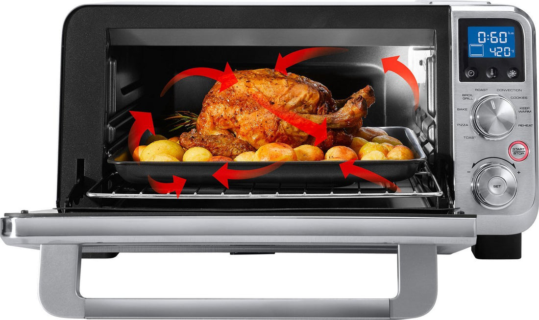 DeLonghi - Livenza Digital Compact Convection Oven 0.5 Cu. Ft. - EO141150M