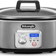 DeLonghi - Livenza Programmable Slow Cooker with Stovetop-Safe Pot - CKS1660D