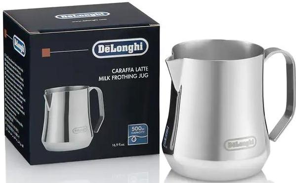 DeLonghi - Milk Frothing Pitcher Stainless Steel 17 oz - DLSC069