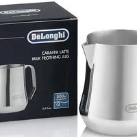 DeLonghi - Milk Frothing Pitcher Stainless Steel 17 oz - DLSC069