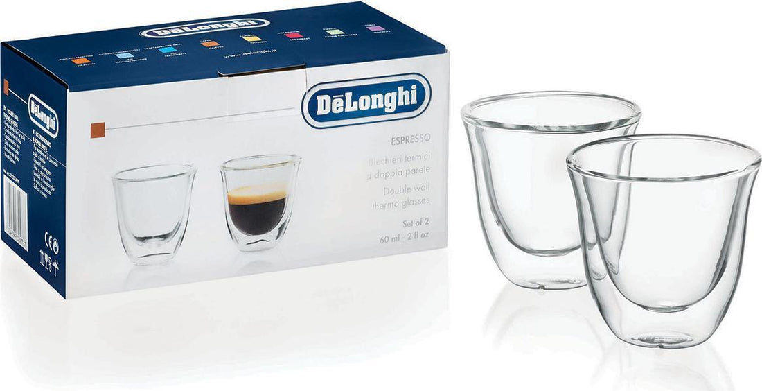 DeLonghi - Pack of 2 Espresso Glasses - DLSC310