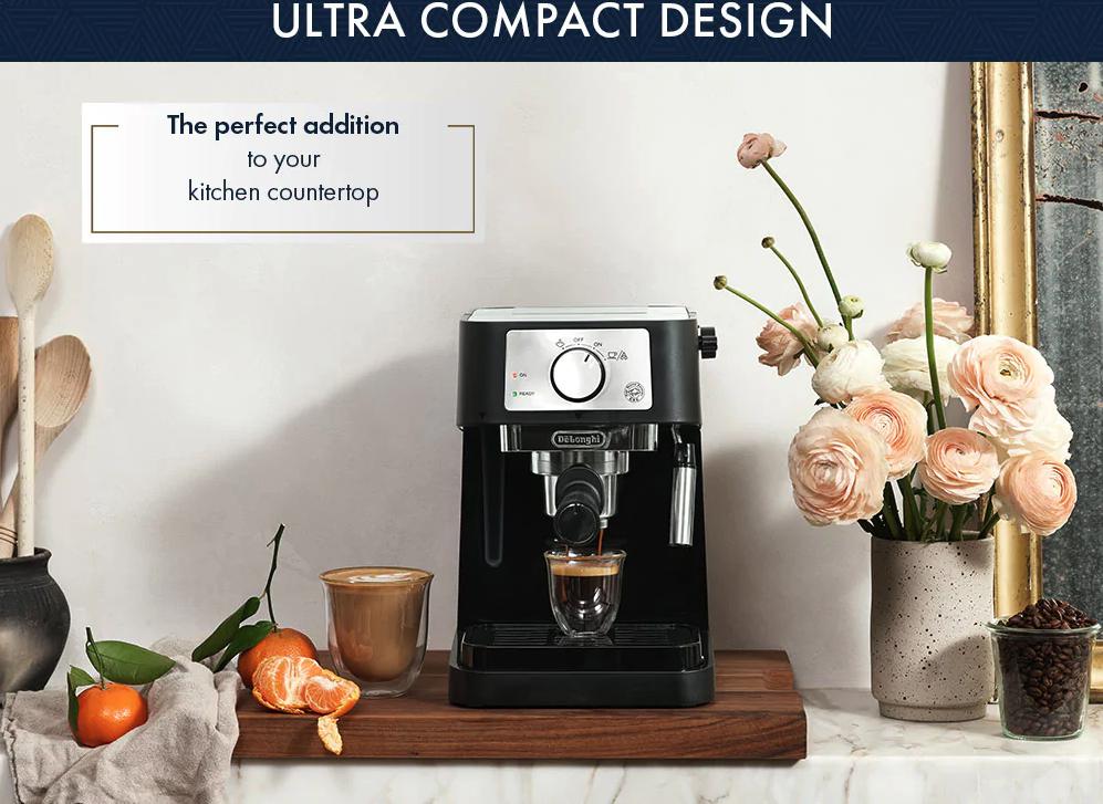 DeLonghi - Stilosa Manual Espresso Machine - EC260BK