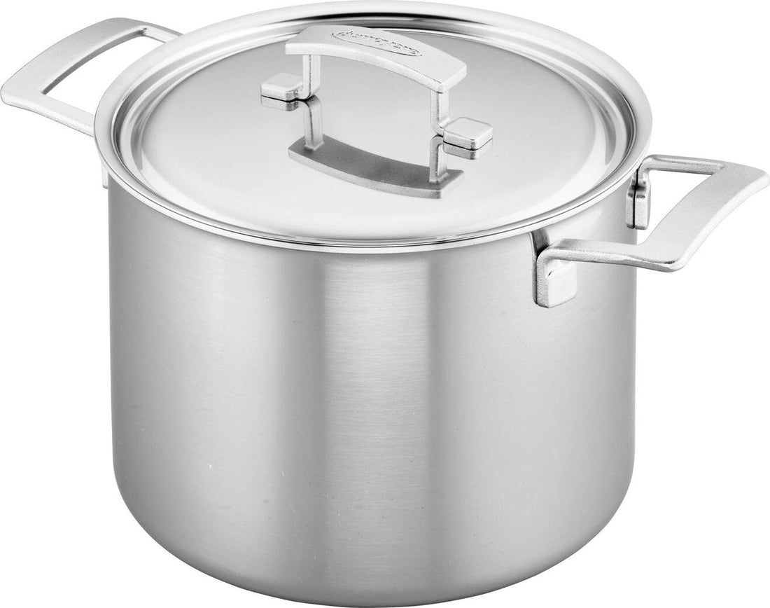 Demeyere - Industry 8.5 QT Stock Pot with Lid 8L - 40850-670