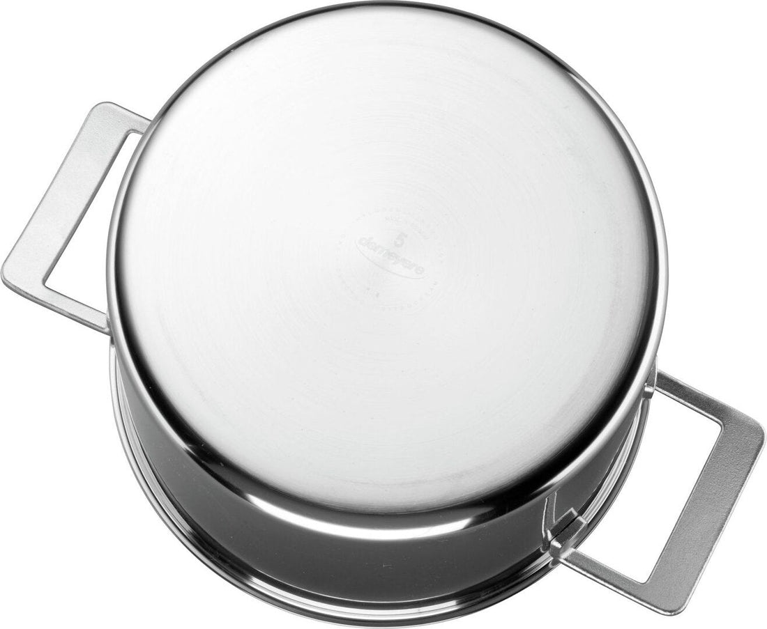 Demeyere - Industry 8.5 QT Stock Pot with Lid 8L - 40850-670