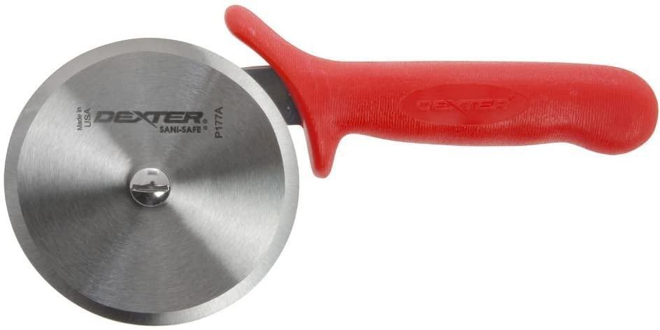 Dexter-Russell - 4" Sani-Safe Pizza Cutter with Red Handle - P177AR-PCP