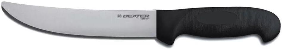Dexter-Russell - 8" Round Point Cimeter Steak Knife with Black Handle - SG132-8BRT - DISCONTINUED