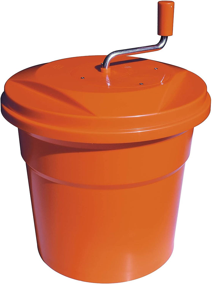 Dynamic - 17" Orange Manual Salad Spinner - E002