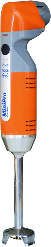 Dynamic - 7" Shaft White Light Duty Battery Operated Detachable Immersion MiniPro Cordless Mixer, 230V - MX135