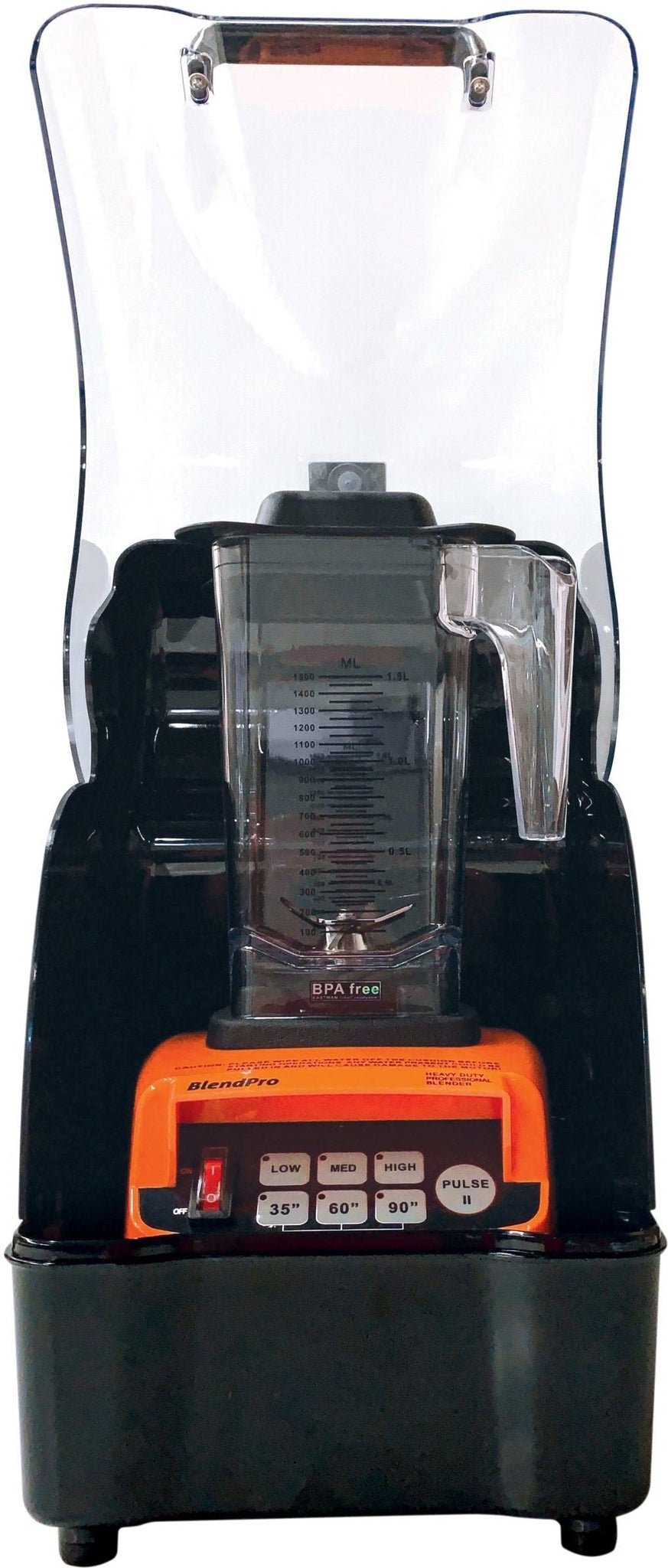 Dynamic - BlendPro 1TQ 50 Oz Commercial Variable Speed Food & Drink Blender with Timer, 230V - BL001.TQ