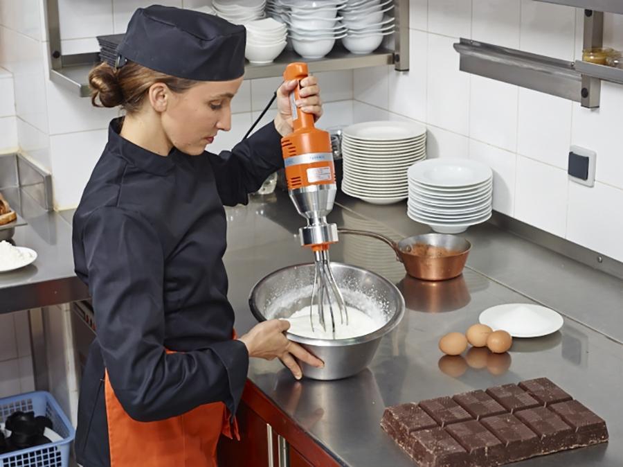 Dynamic - Junior Series 7.5" Non-Detachable Power Whisk Mixer Tool, 115V - FT005.1