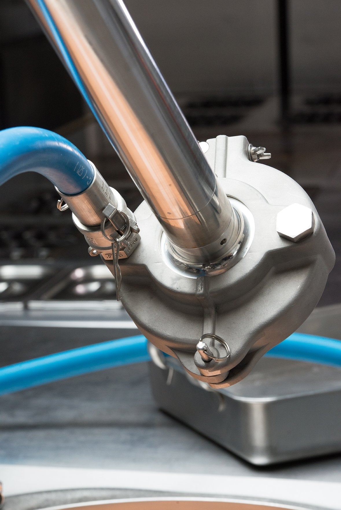 Dynamic - Power Pro 7" Stainless Steel Dispenser Pump Attachment Adaptable On Blender Tool Only - TB030
