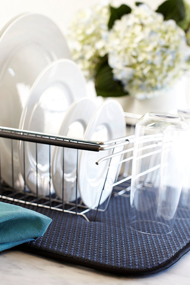 Envision Home - Black Dish Drying Mat - 41369