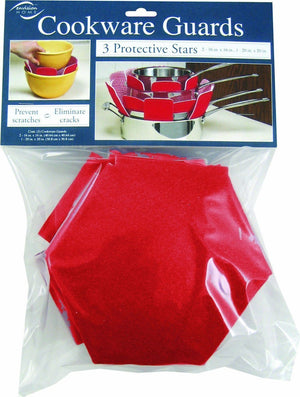 Envision Home - Red Cookware Guards (3pk) - 41370