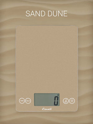 Escali - Arti Glass Kitchen Scale Sand Dune - 157SD