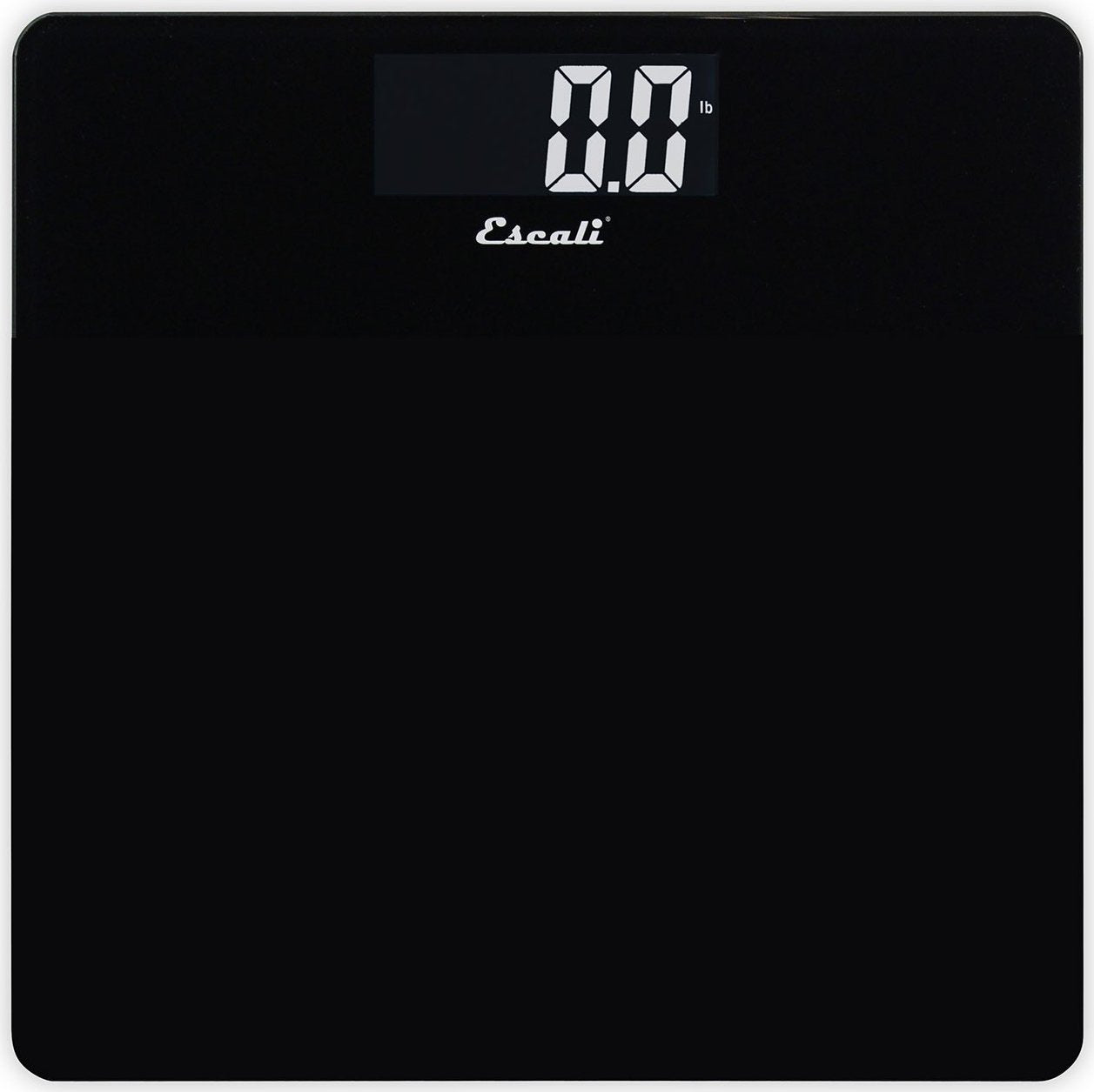 Escali - Black Glass Bathroom Scale - B200B