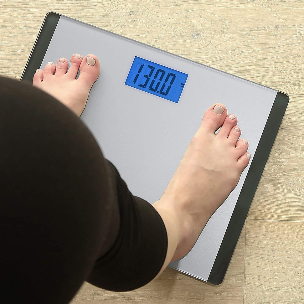 Escali - Detecto Wide Body Platform Glass Digital Scale - D119