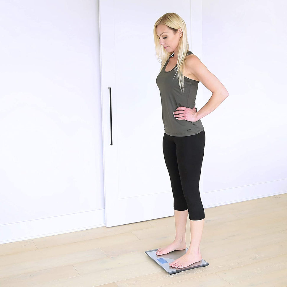 Escali - Detecto Wide Body Platform Glass Digital Scale - D119