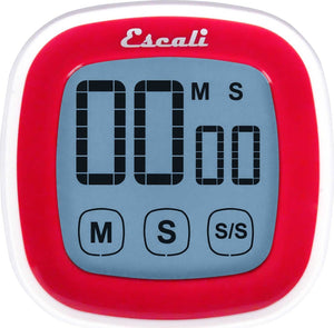 Escali - Red Touch Screen Digital Timer - DR3-R