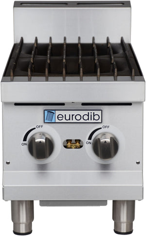 Eurodib - 2 Burner Countertop Gas Range - HP212