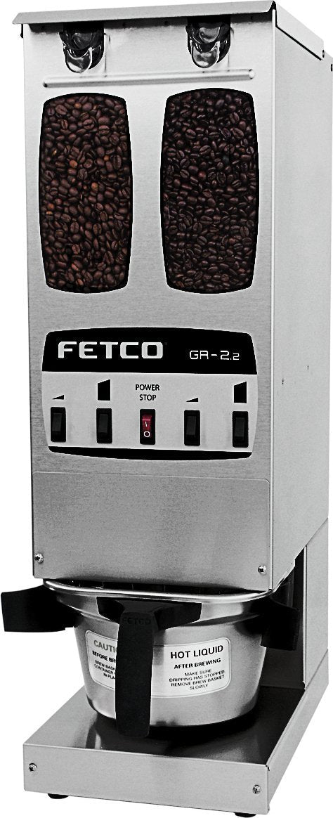 Fetco - Dual Hopper Coffee Grinder 4 Batch Buttons - GR-2.2