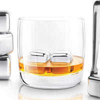 Final Touch - 1" Stainless Steel Chilling Cubes, Pack of 6 - FTC307