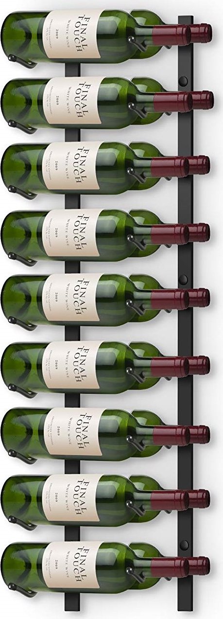 Final Touch - 18 Bottle Wine Rack Wall-Mounted - FTR018