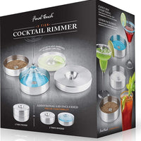 Final Touch - 2 Tier Cocktail Rimmer with Stainless Steel Lid - FTA7062