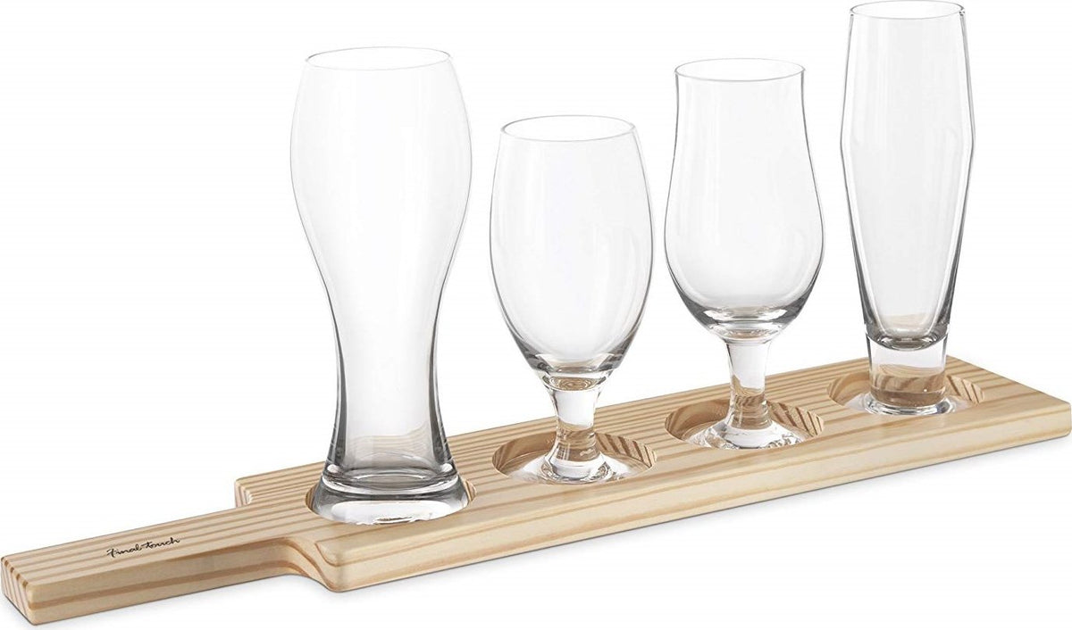 Final Touch - 6 Piece Beer Tasting Paddle Set - GBT104
