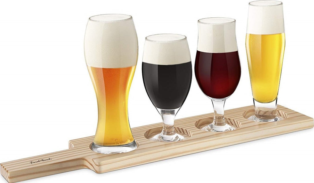 Final Touch - 6 Piece Beer Tasting Paddle Set - GBT104