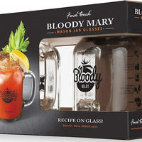 Final Touch - Bloody Mary Mason Jar Glasses, Pack of 2 - GG5205