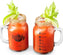 Final Touch - Bloody Mary Mason Jar Glasses, Pack of 2 - GG5205