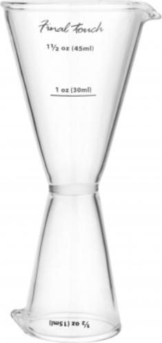 Final Touch - Blown Glass Jigger - FTA7032