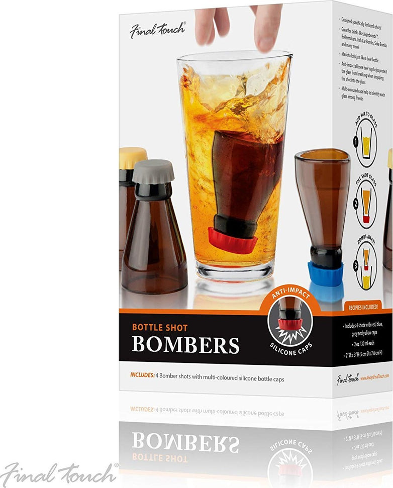 Final Touch - Bottle Shot Bombers, Pack of 4 - FTA1839