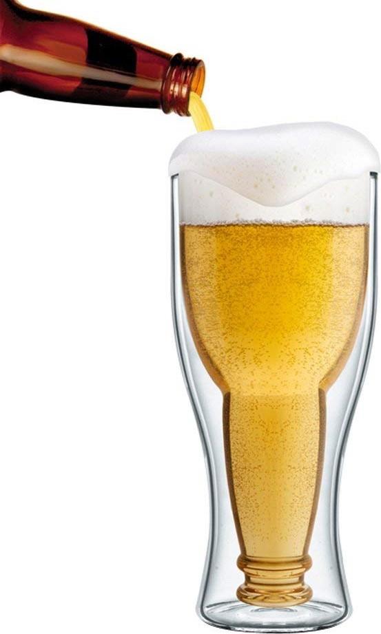 Final Touch - Bottoms Up Beer Glass - GDB1