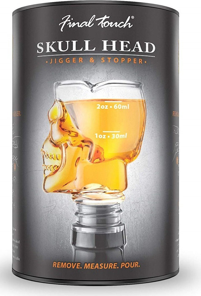 Final Touch - Brainfreeze Skull Head Jigger Stopper - FTA7044