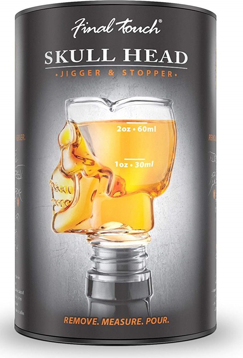 Final Touch - Brainfreeze Skull Head Jigger Stopper - FTA7044