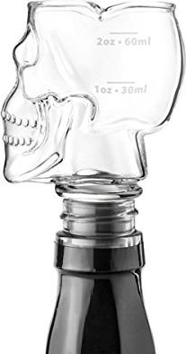 Final Touch - Brainfreeze Skull Jigger & Stopper - FTA1863