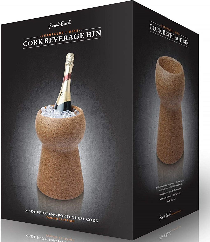 Final Touch - Champagne & Wine Cork Beverage Bin 3 L- IB54