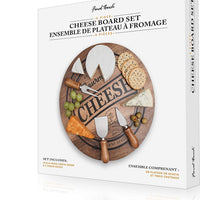 Final Touch - Cheese Board with 3 Knives - CE40204