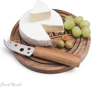 Final Touch - Cheese Board with Knife - CE40102