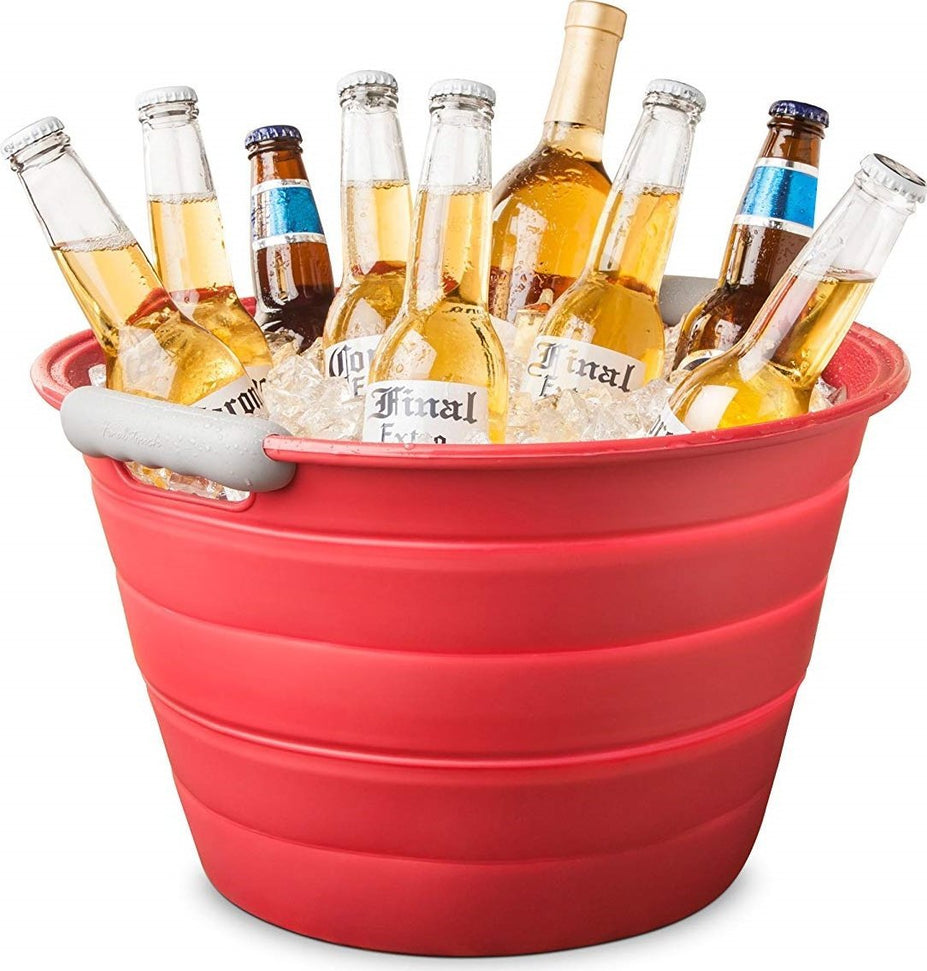 Final Touch - Collapsible Beverage Bin Red - IB15-9