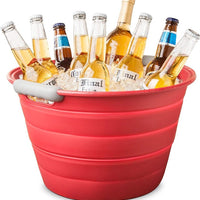Final Touch - Collapsible Beverage Bin Red - IB15-9