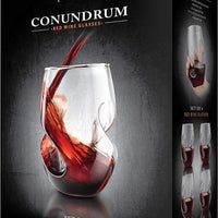 Final Touch - Conundrum Red Wine Glasses, Pack of 4 - GG5009