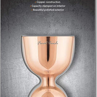 Final Touch - Copper Plated Double Jigger - FTA7034
