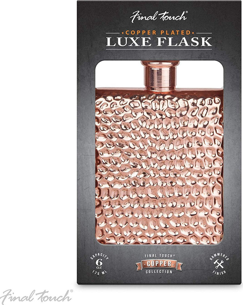 Final Touch - Copper-Plated Luxe Flask - FTA1828